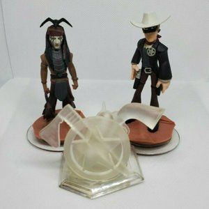 Disney Infinity 1.0 Lone Ranger & Tonto w Crystal